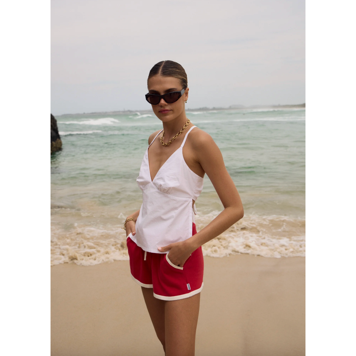 Annalise Organic Strappy Top