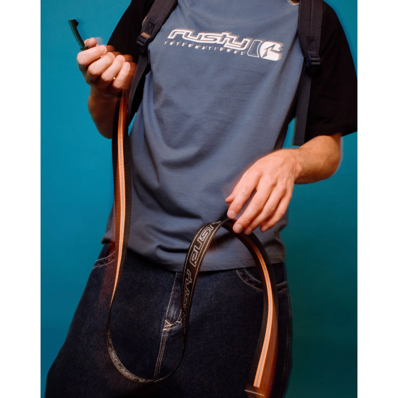 Rusty - Flip Daddy Belt - Black/Persimmon - Velocity 21