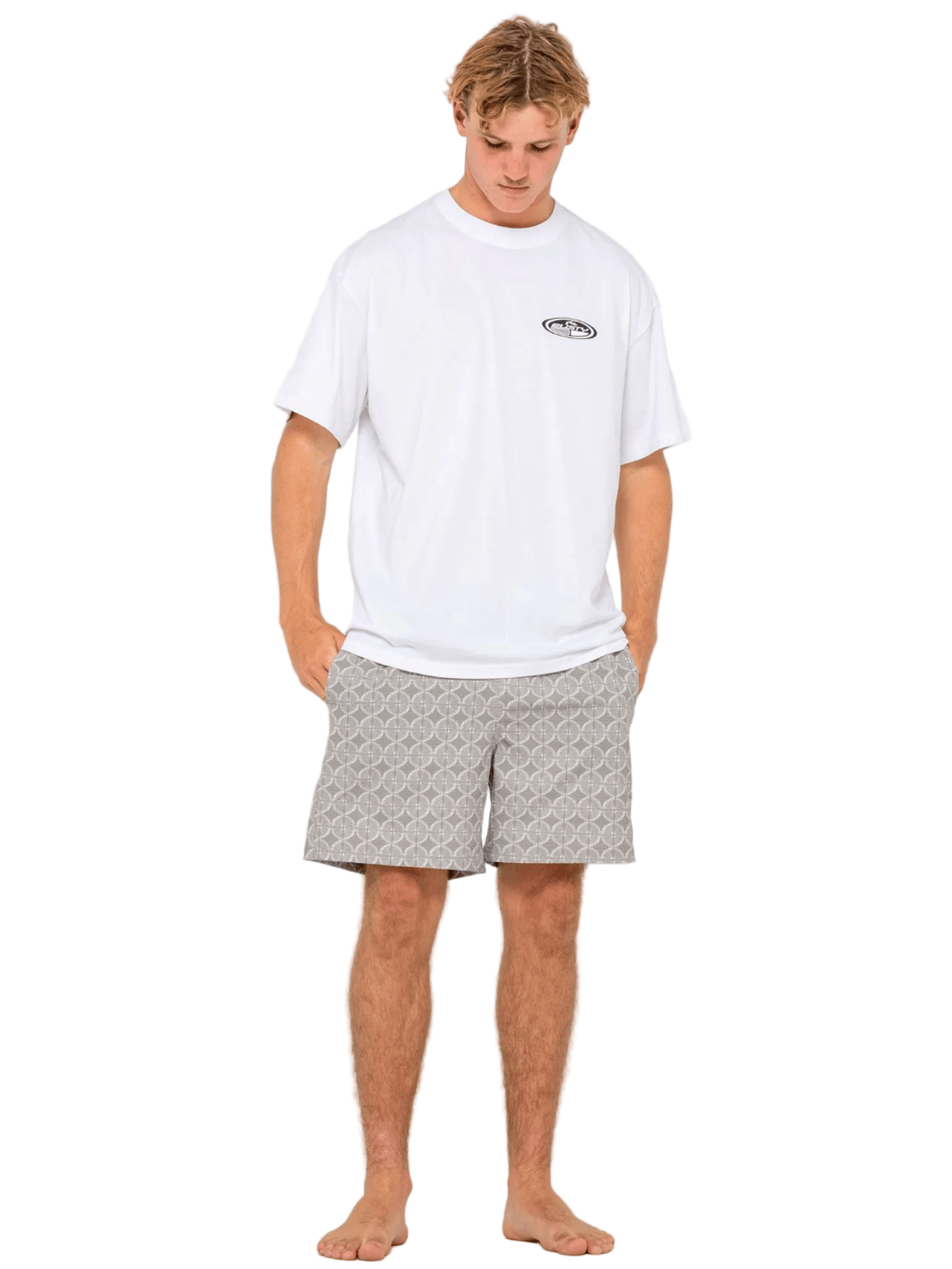 Rusty - All Over Elastic Waist Boardshort - Velocity 21