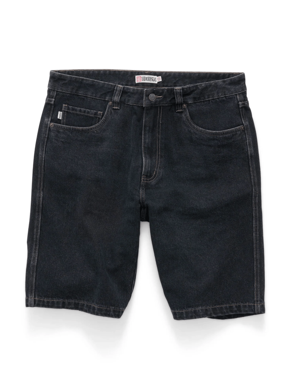 S-Double - Denim Standard Short - Black Wash - Velocity 21