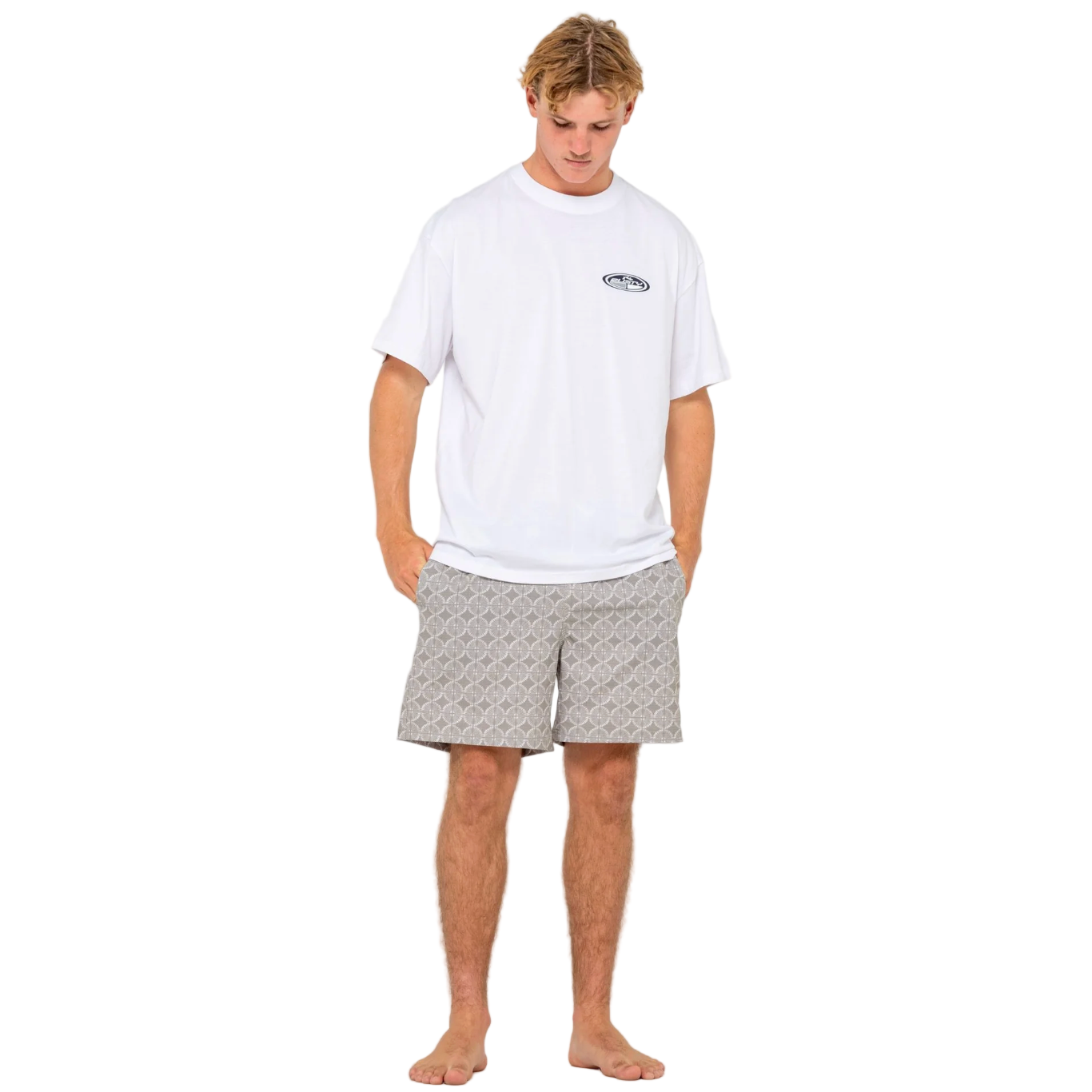 Rusty - All Over Elastic Waist Boardshort - Velocity 21