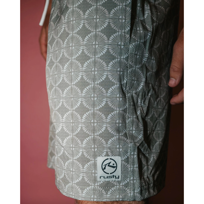 Rusty - All Over Elastic Waist Boardshort - Velocity 21
