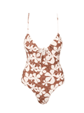 Rhythm - Melia Floral Tie Front One Piece - Velocity 21