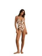 Rhythm - Melia Floral Tie Front One Piece - Velocity 21