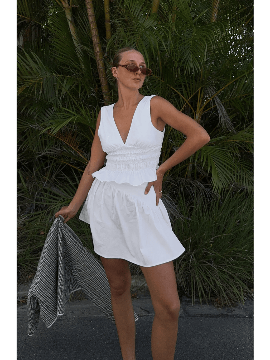 Rhythm - Carlo Smocked Top - Velocity 21