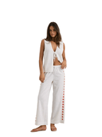 Rhythm - Melia Floral Embroidered Beach Pant - Velocity 21