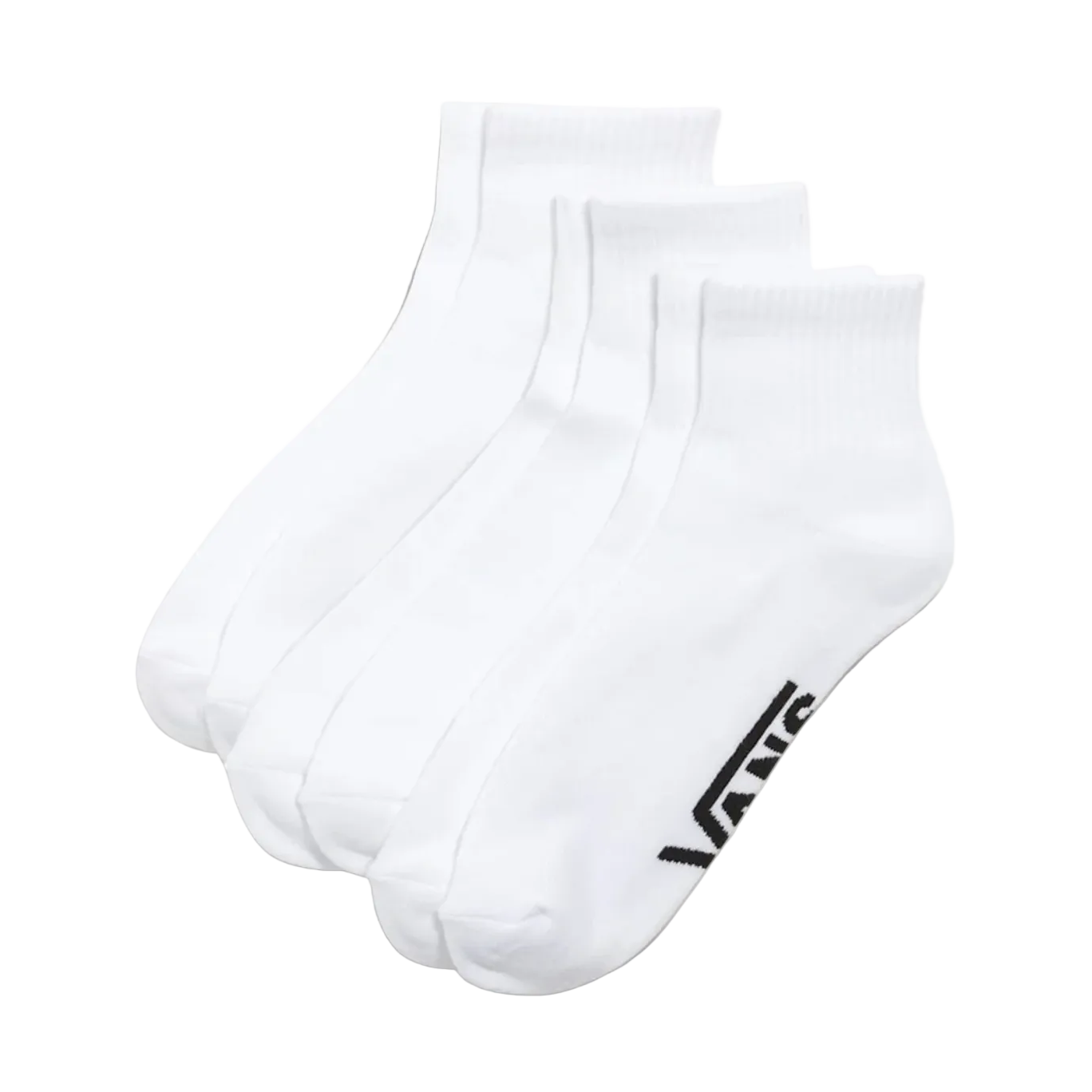 Vans - Classic Ankle Socks 3pk - White - Velocity 21