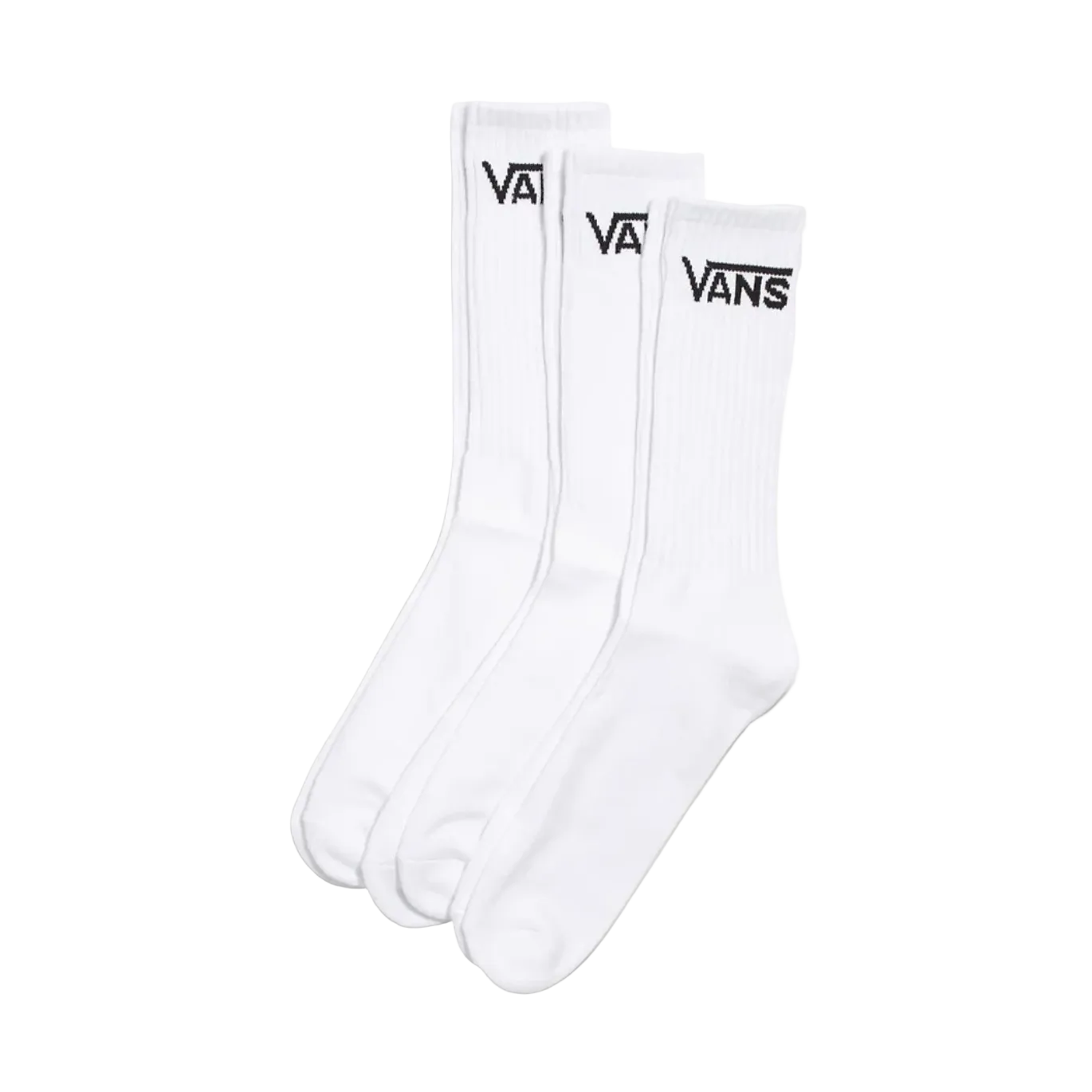 Vans - Classic Crew Socks 3pk - White - Velocity 21