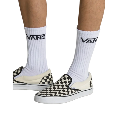 Vans - Classic Crew Socks 3pk - White - Velocity 21