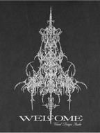 Welcome Skateboards - Chandelier Boxy Garment Dyed Tee - Vintage Black - Velocity 21