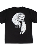 Welcome Skateboards - Sloth Boxy Garment Dyed Tee - Black - Velocity 21