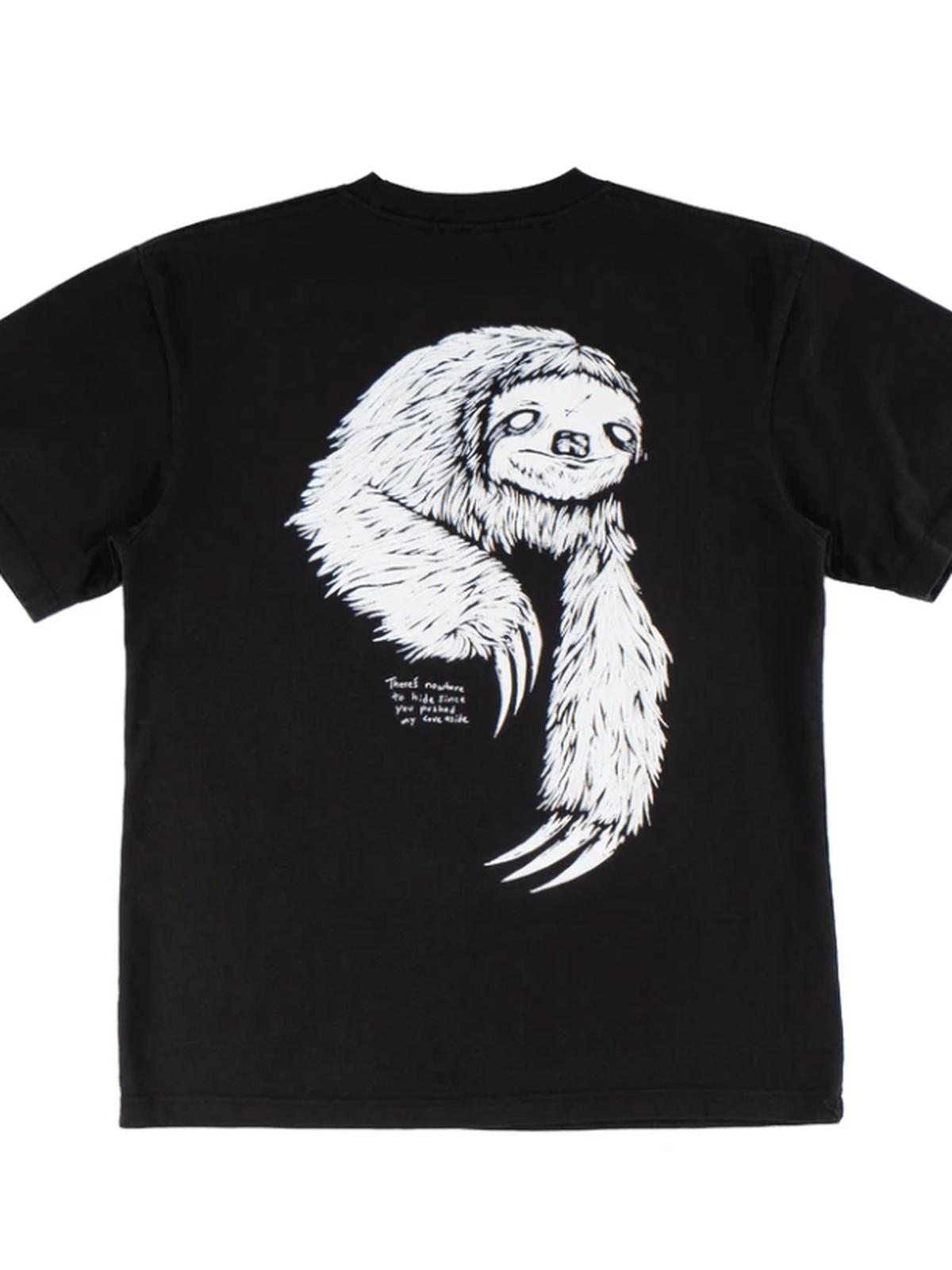 Welcome Skateboards - Sloth Boxy Garment Dyed Tee - Black - Velocity 21