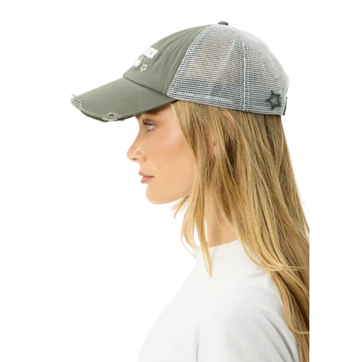 Afends - Sonoran Recycled Six Panel Mesh Cap - Velocity 21