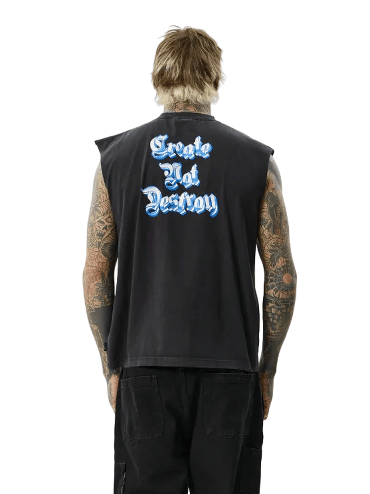 Afends - Created Recycled Sleeveless Tee - Velocity 21