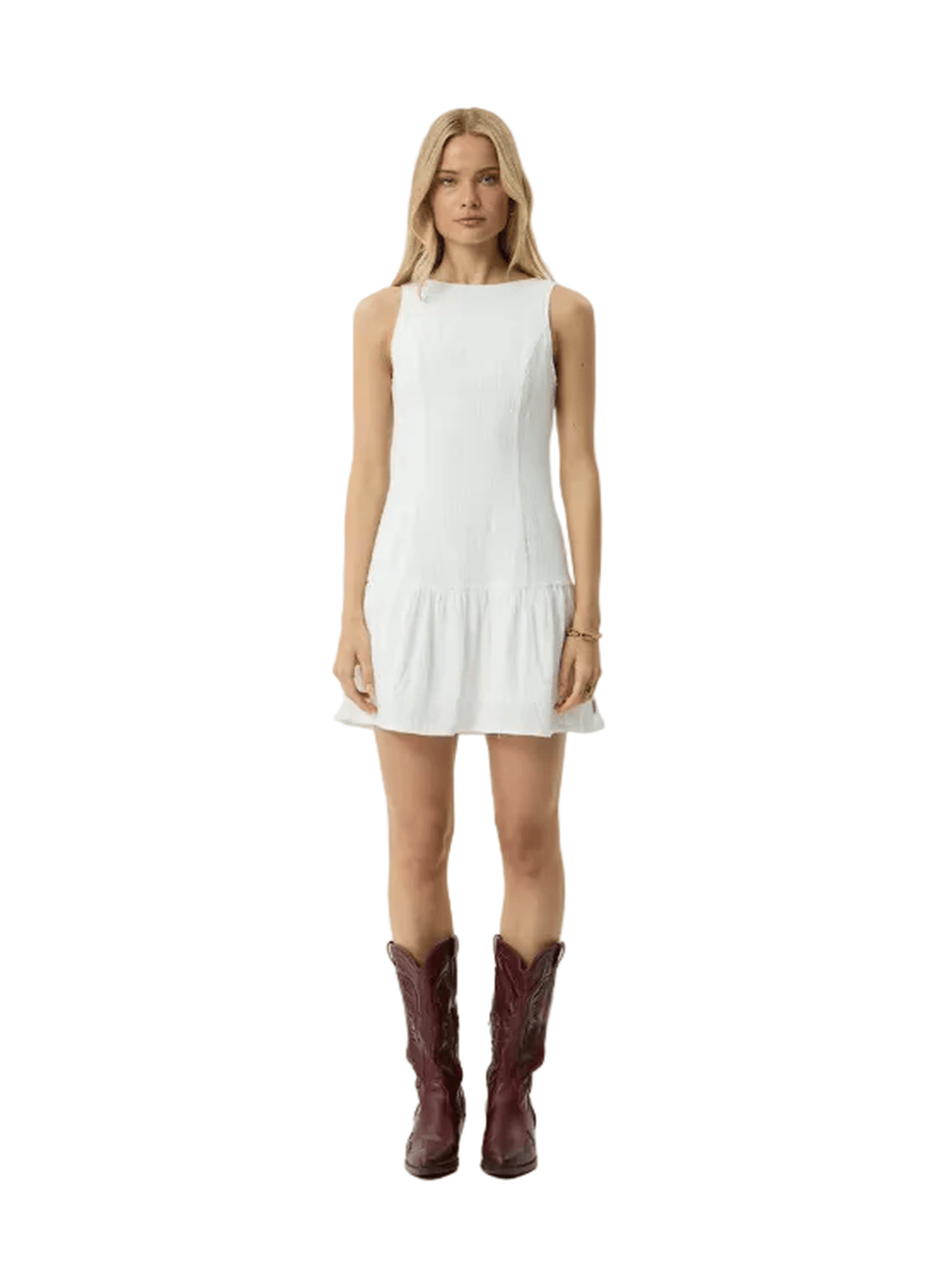 Afends - Focus June Hemp Seersucker Mini Dress - Velocity 21