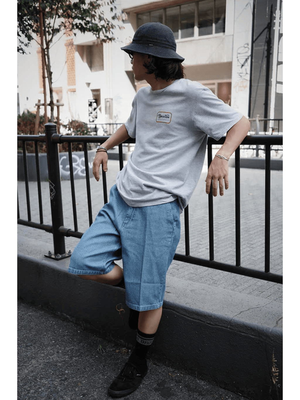 Brixton - Choice Chino Baggy Short - Velocity 21