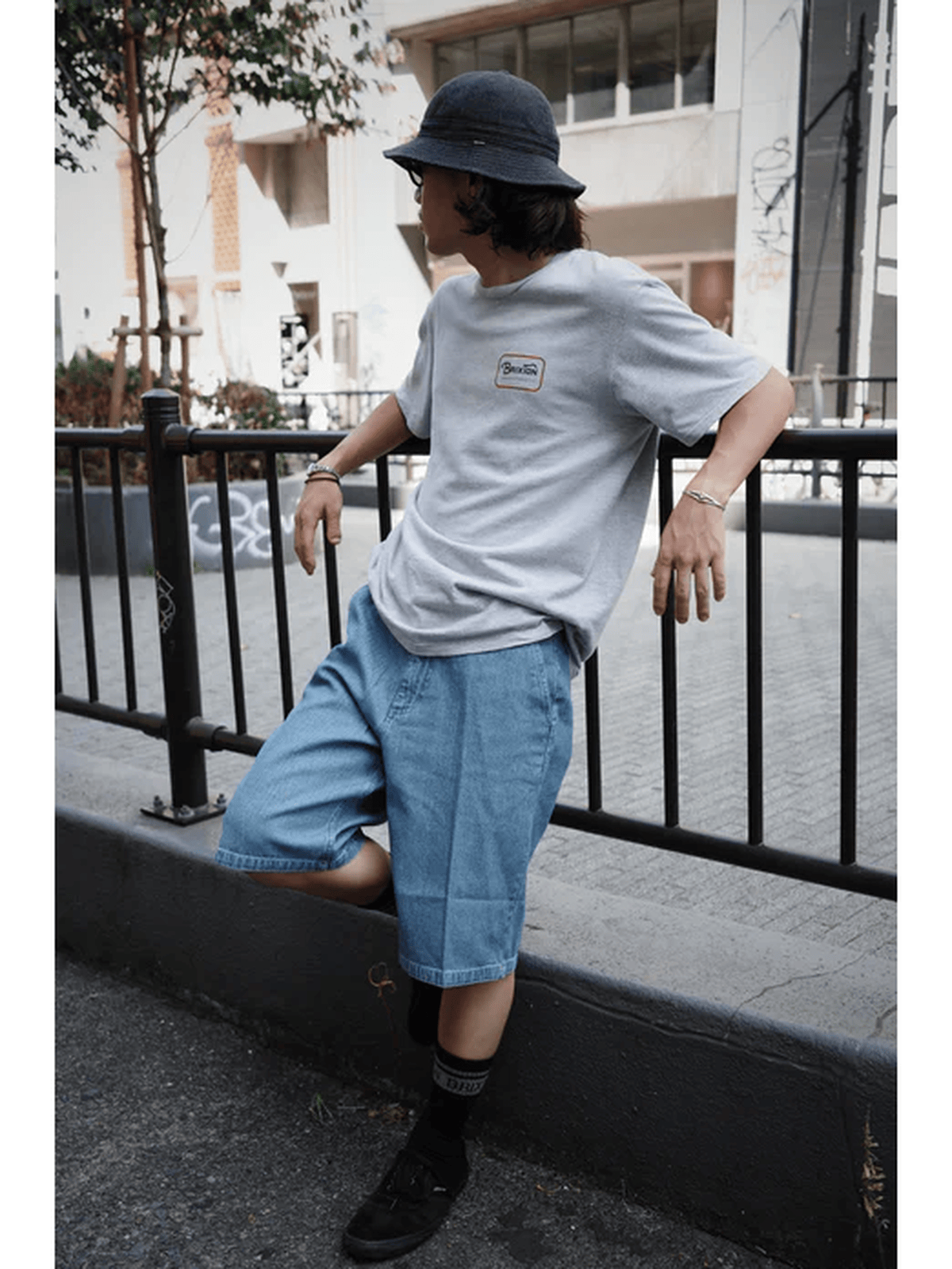 Brixton - Choice Chino Baggy Short - Velocity 21