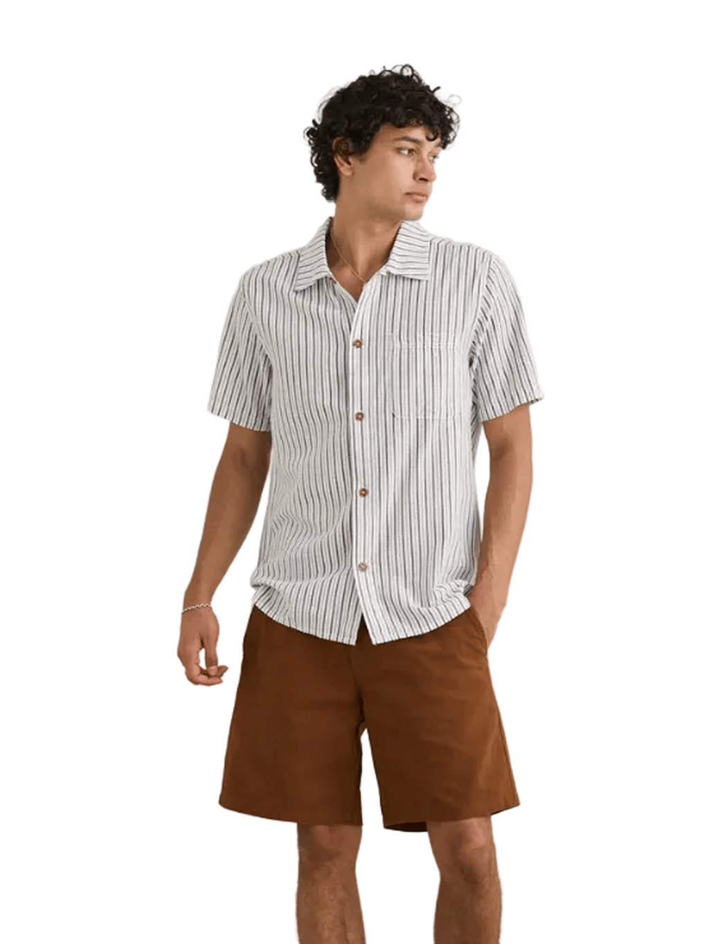 Rhythm - Seersucker Stripe SS Tee - Velocity 21
