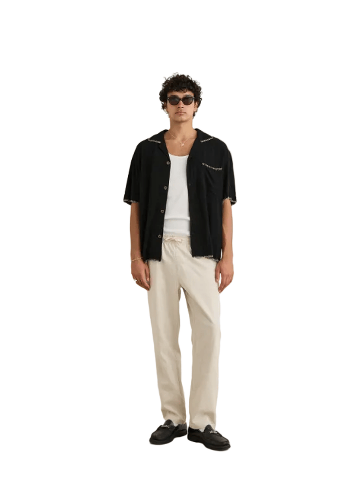 Rhythm - Relaxed Whip Stitch SS Shirt - Velocity 21