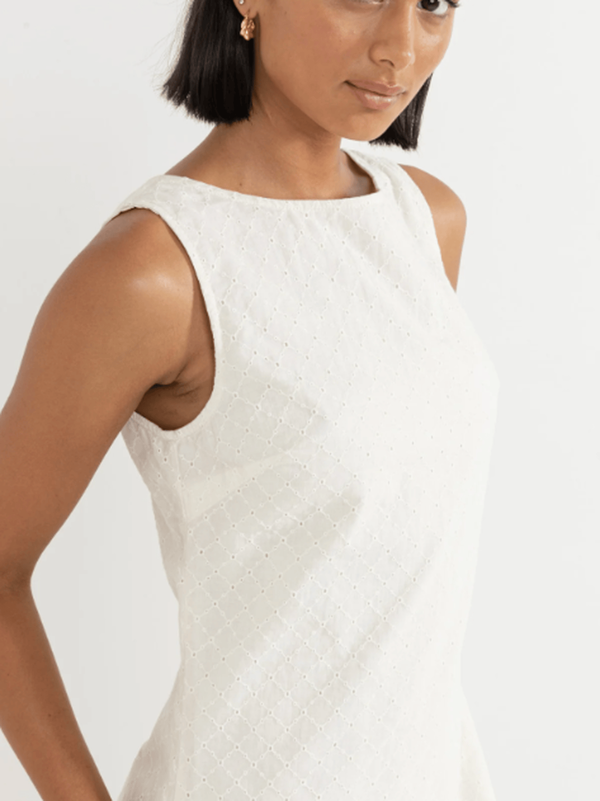 Rhythm - Porto Eyelet Mini Dress - Velocity 21