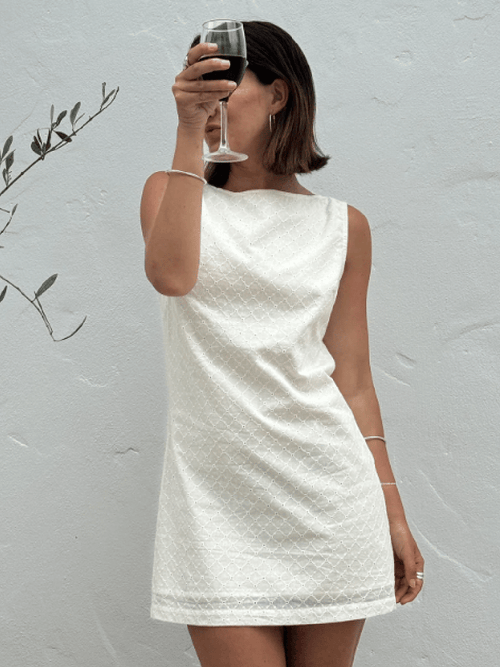 Rhythm - Porto Eyelet Mini Dress - Velocity 21