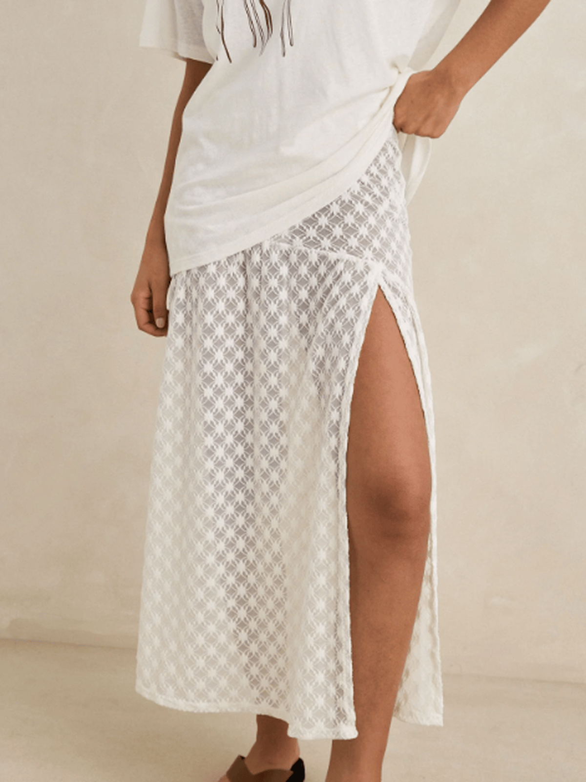 Rhythm - Gigi Lace Maxi Skirt - Velocity 21