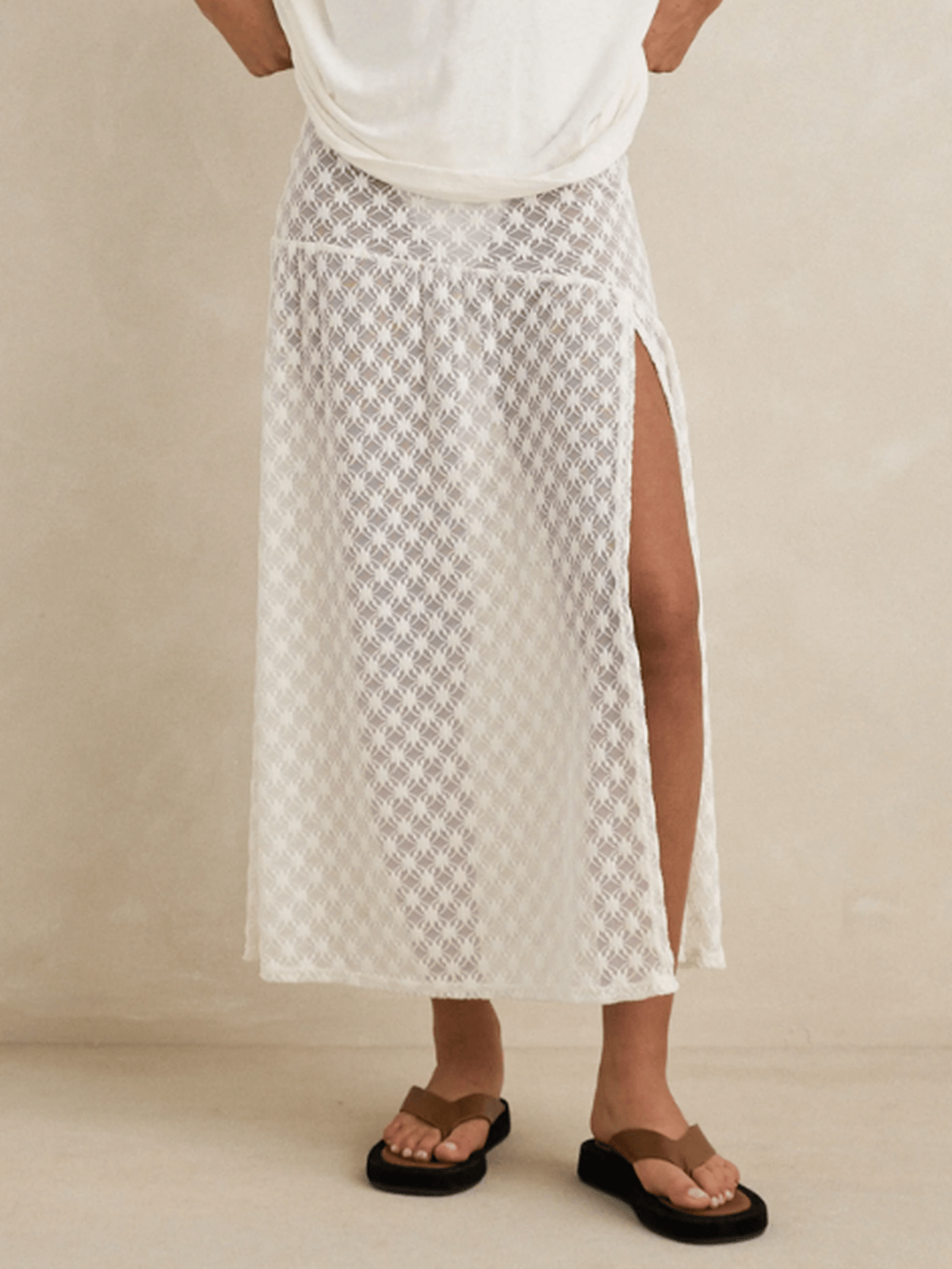 Rhythm - Gigi Lace Maxi Skirt - Velocity 21