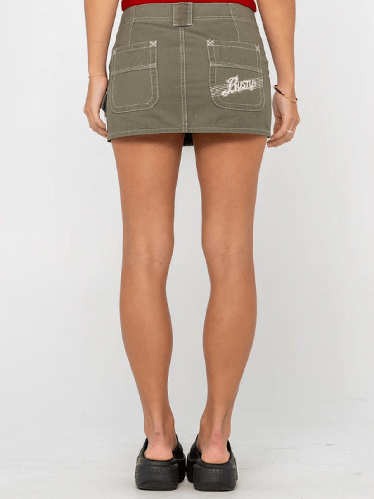 Rusty - Dirtbag Cargo Low Rise Mini Skirt - Velocity 21