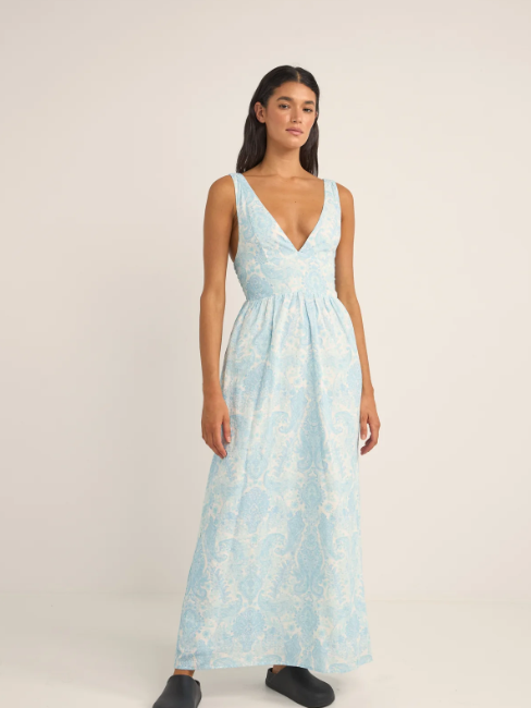 Rhythm - Jean Paisley Maxi Dress - Velocity 21