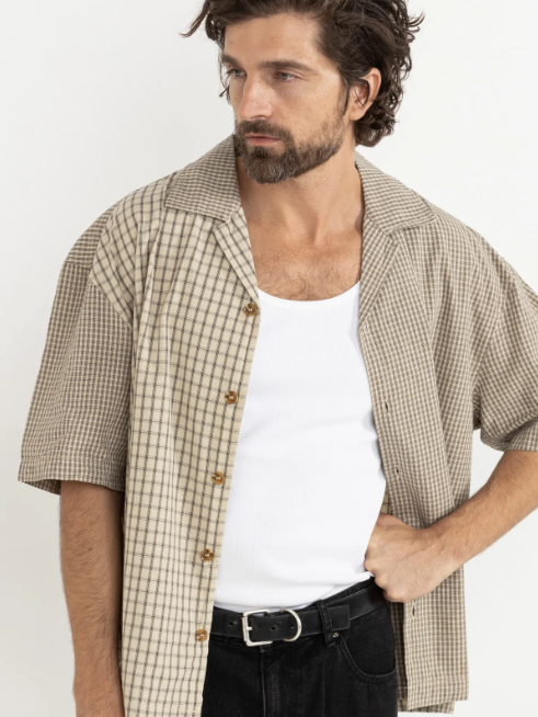 Rhythm - Cross Check Relaxed SS Shirt - Velocity 21