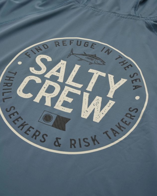 Salty Crew - Skipper Hood Sunshirt w/ Mask - Velocity 21