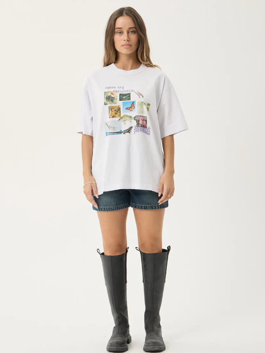 Afends - Creatures Recycled Fit Boxy Tee - Velocity 21