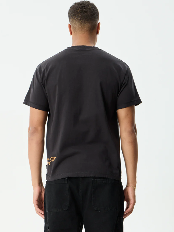 Afends - Leap Recycled Heavyweight Boxy Fit Tee - Velocity 21