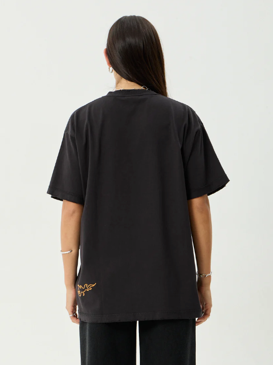 Afends - Leap Recycled Heavyweight Boxy Fit Tee - Velocity 21