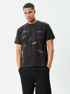 Afends - Leap Recycled Heavyweight Boxy Fit Tee - Velocity 21