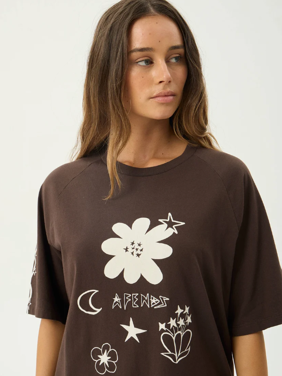 Afends - Terra Recycled Oversized Raglan Tee - Velocity 21