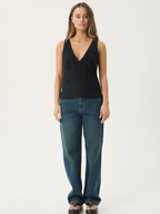 Afends - Robin Hemp Seersucker Top - Velocity 21