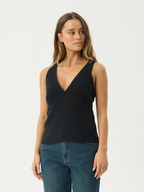 Afends - Robin Hemp Seersucker Top - Velocity 21
