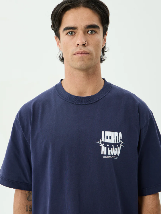 Afends - Bad Dog Recycled Heavyweight Boxy Tee - Velocity 21