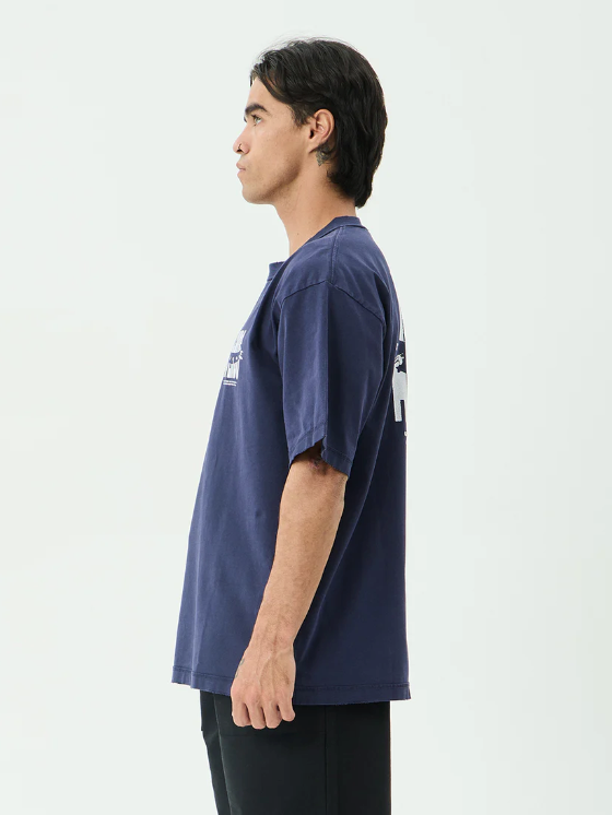 Afends - Bad Dog Recycled Heavyweight Boxy Tee - Velocity 21