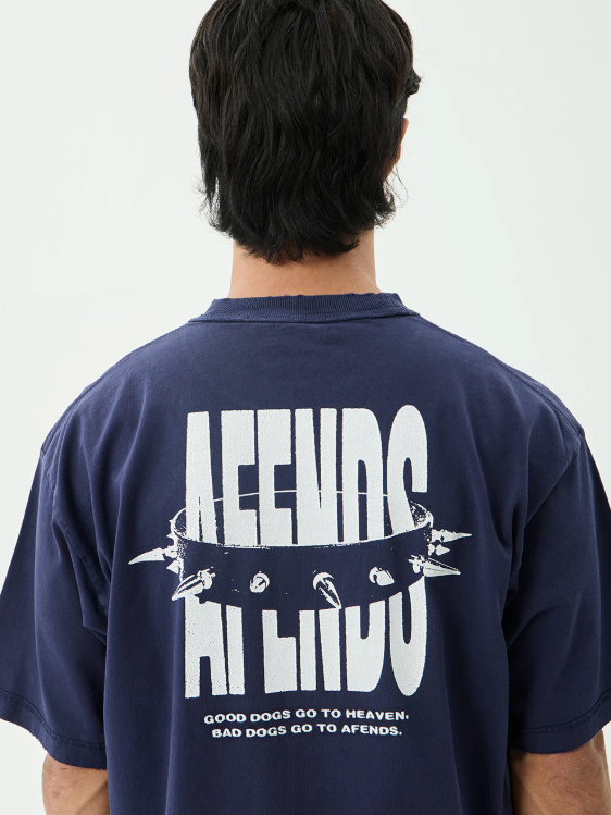 Afends - Bad Dog Recycled Heavyweight Boxy Tee - Velocity 21
