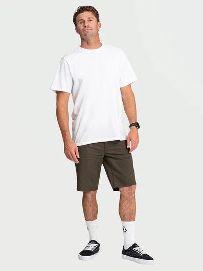 Volcom - Solver Lite 5 Pocket Short - Mushroom - Velocity 21