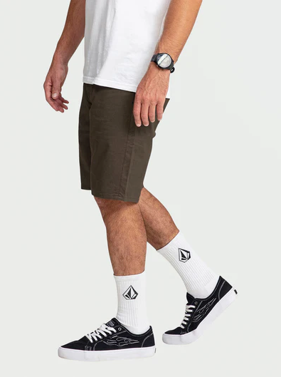 Volcom - Solver Lite 5 Pocket Short - Mushroom - Velocity 21