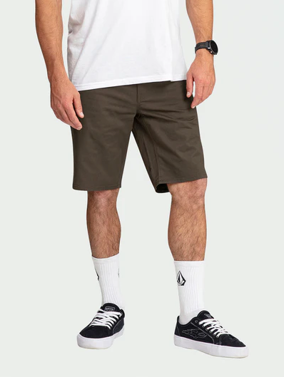 Volcom - Solver Lite 5 Pocket Short - Mushroom - Velocity 21