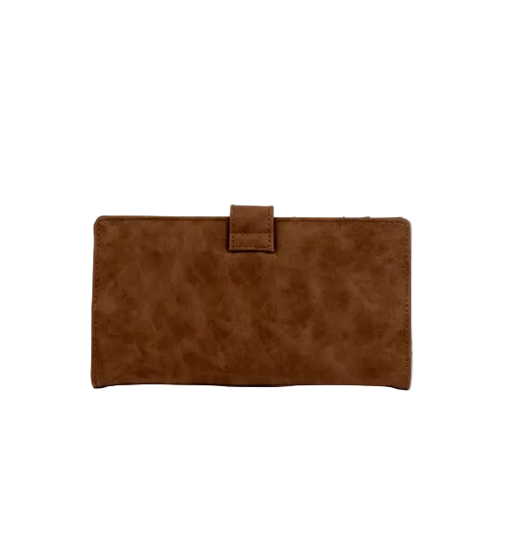 Bobbi Suede Flap Wallet
