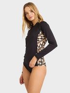 Dark Wave Half Zip LS Rashguard