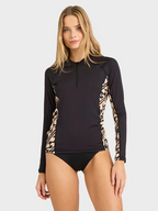 Dark Wave Half Zip LS Rashguard