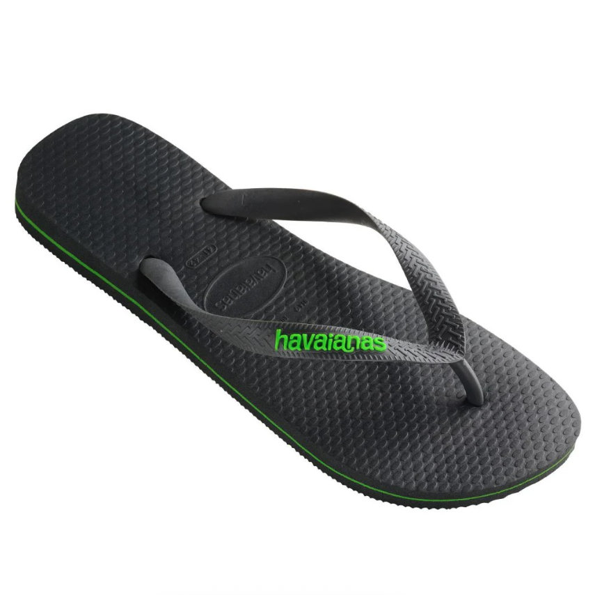 Rubber Logo - Black / Neon Green
