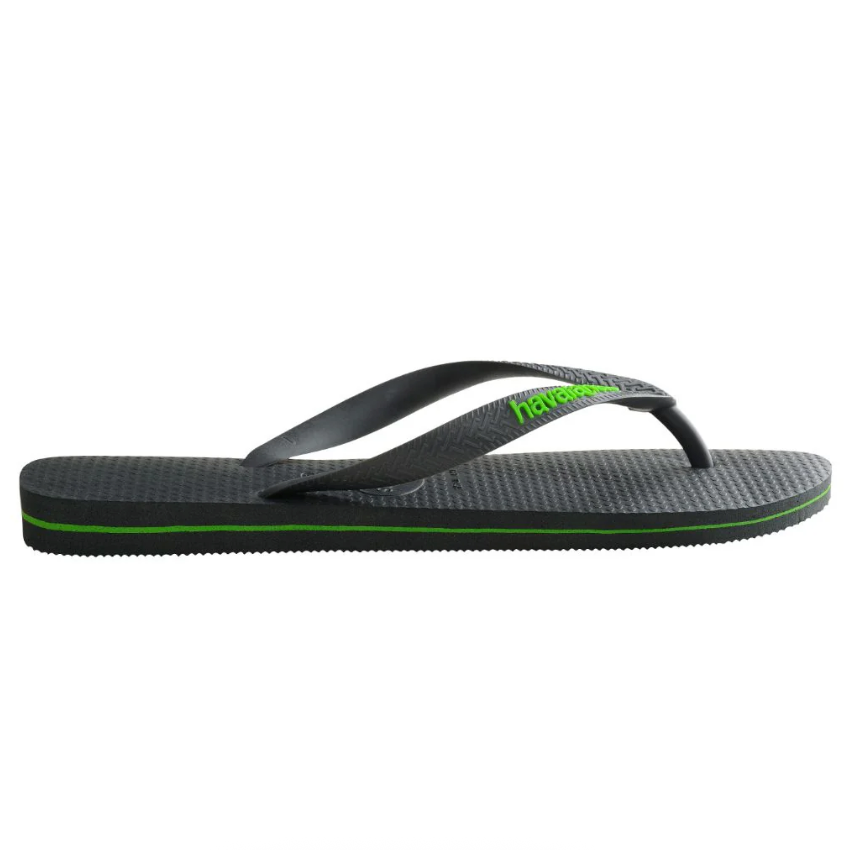 Rubber Logo - Black / Neon Green