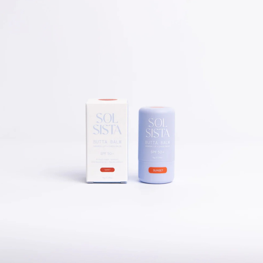 Sol Sista Collective - Butta Balm Mineral Lip & Cheek Balm SPF 50+ - Velocity 21 Sunset
